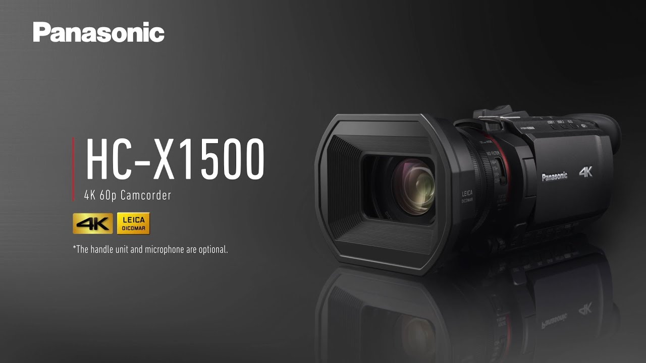Panasonic HC-X1500 UHD 4K HDMI Pro Camcorder with 24x Zoom HC