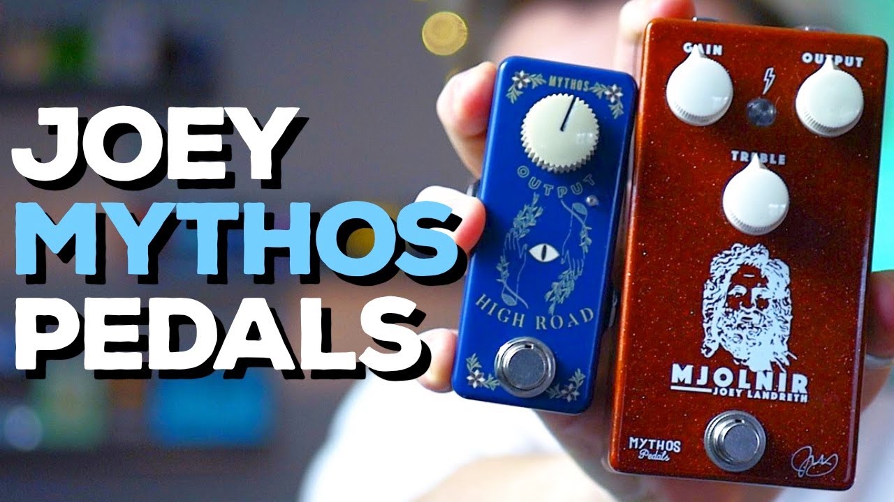 JOEY LANDRETH SIGNATURE PEDALS! Mythos Pedals Mjolnir Joey