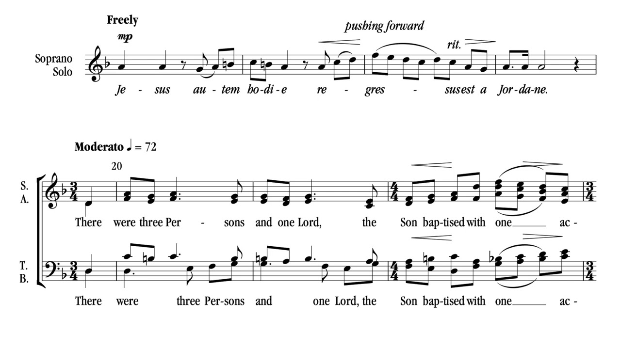 The Baptism of Christ – Michael Bedford - YouTube