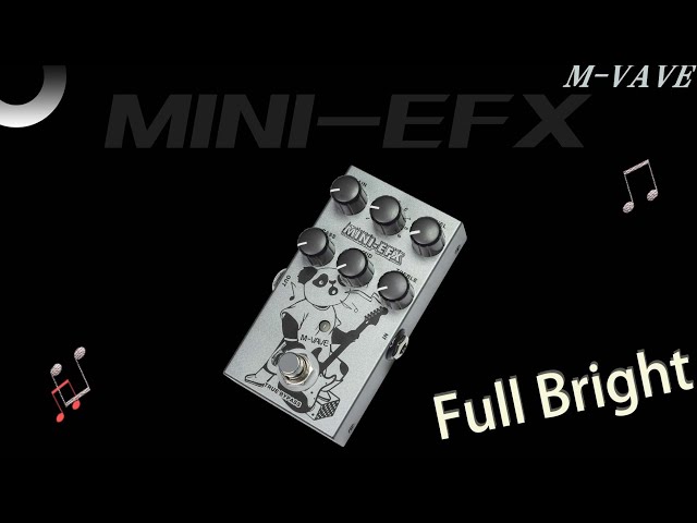 M-VAVE New MINI-EFX Effector Effect Display - YouTube