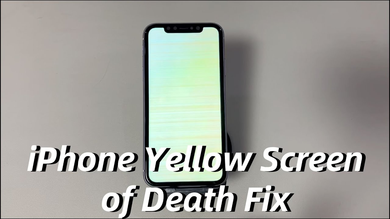 iPhone Screen Turns Yellow? Here's How to Fix iPhone Yellow Screen