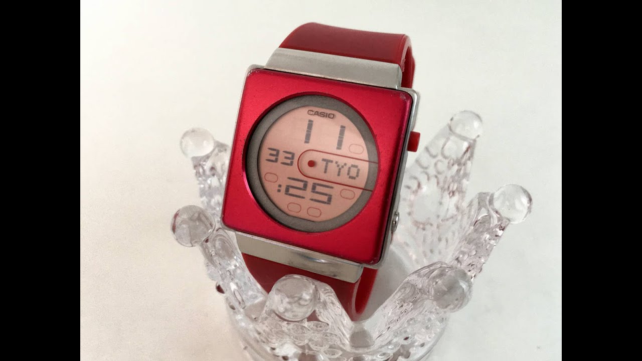 CASIO FUTURIST デジタルウォッチ 腕時計 - YouTube
