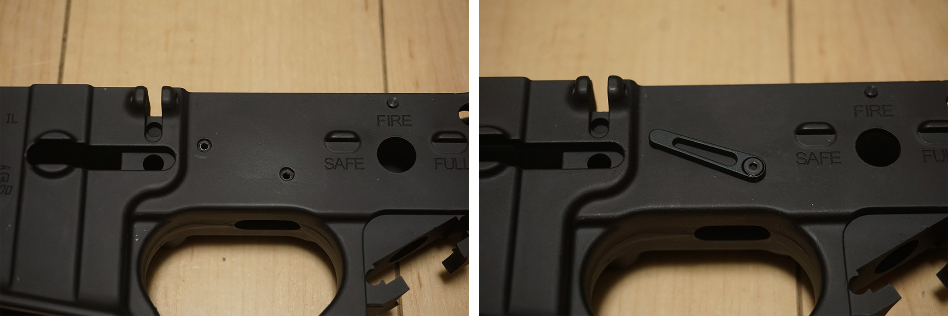 SYSTEMA PTW純正ロアレシーバーにDSA ZM4刻印とセラコートを入れました