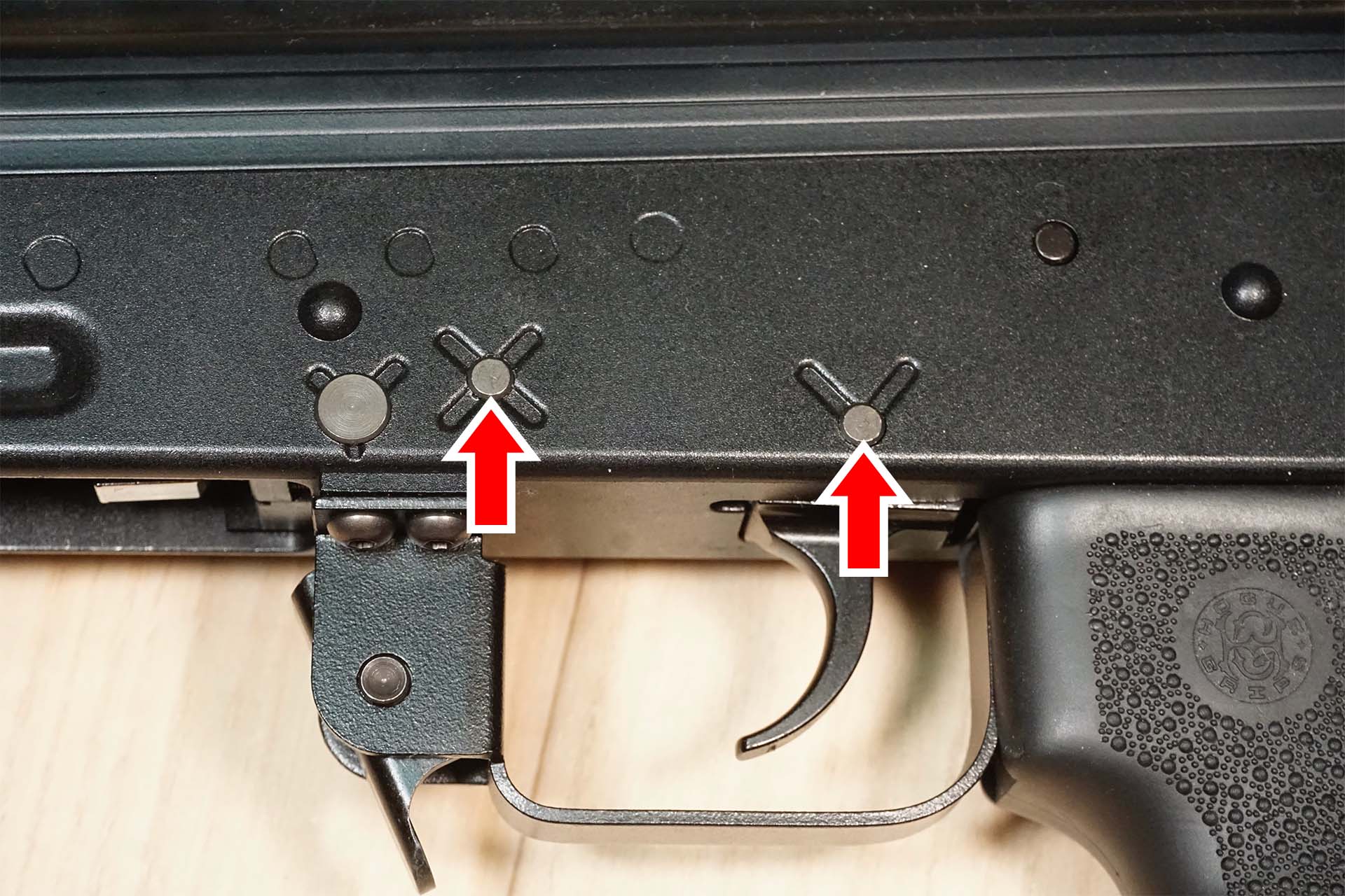 ARRON SMITH製 東京マルイ AKM GBB用 AK MASTER MOUNT レプリカの