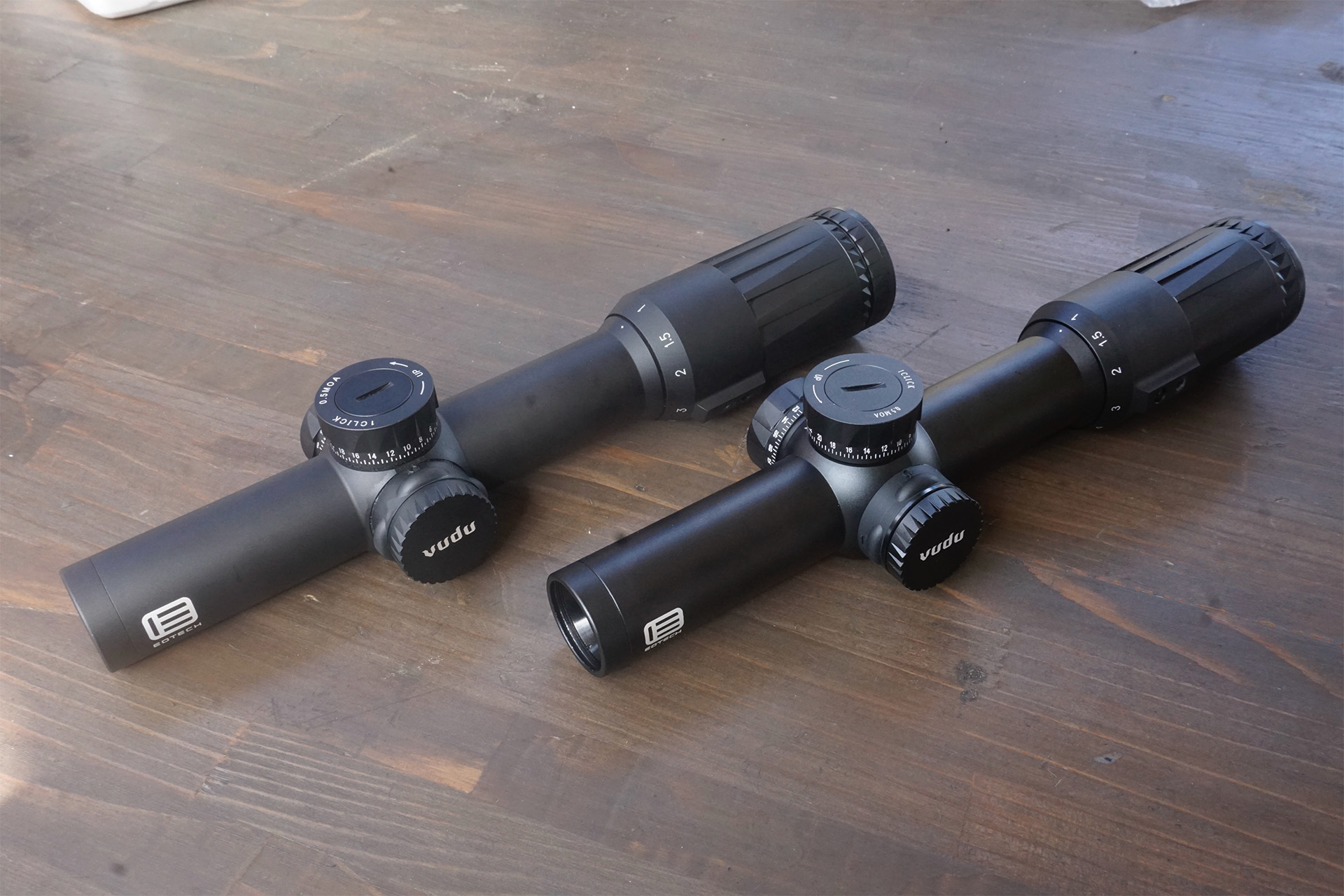 EoTech VUDU 1-6x24mm FFP LPVOの実物・レプリカ比較（EoTech VS