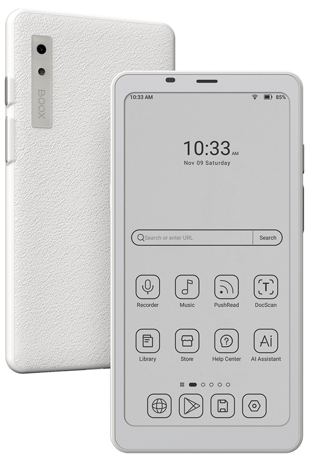 BOOX Palma 2 (White) 6.13″ Mobile ePaper | 128G | Front Light