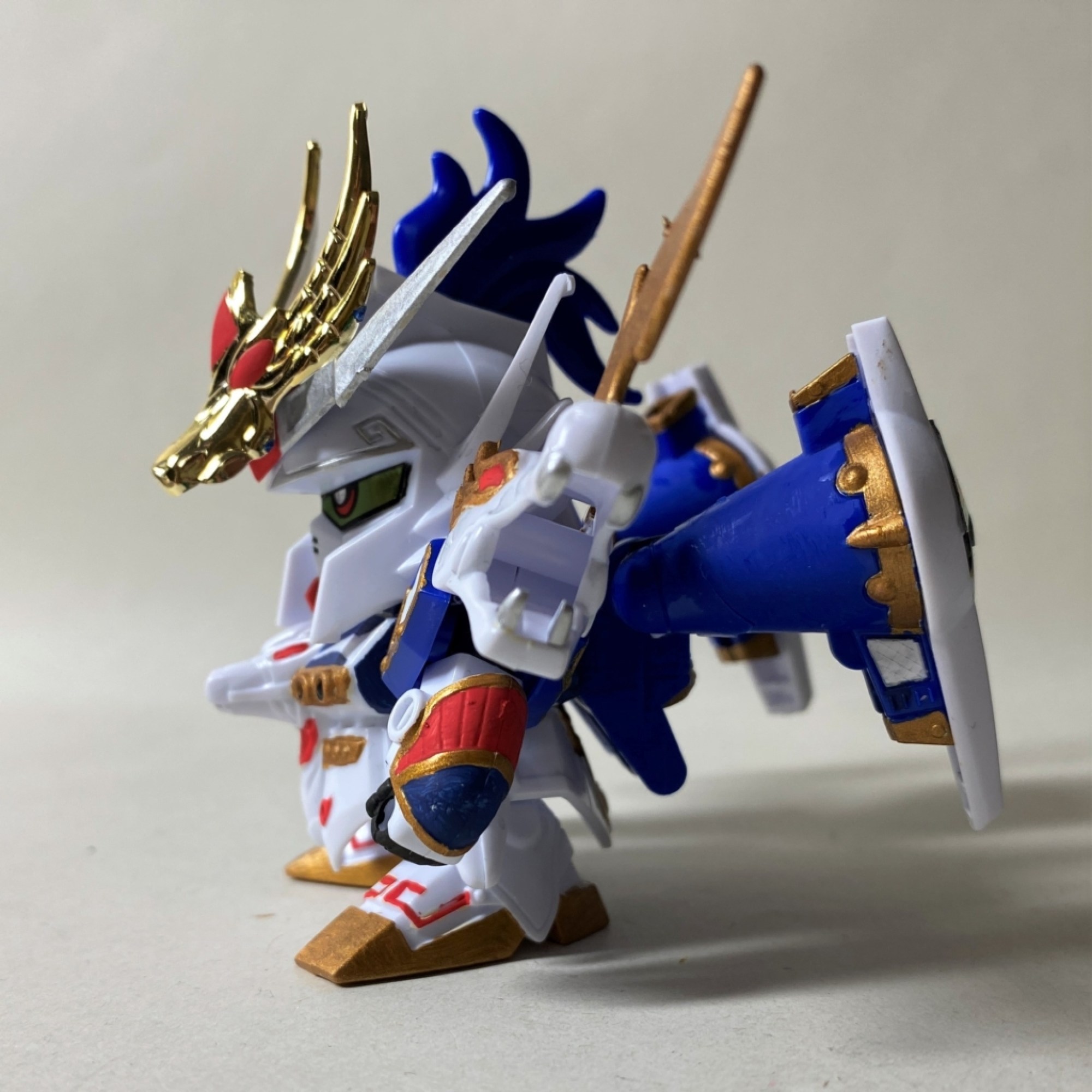 SDガンダムBB戦士 No.115】頑駄無白龍大帝を素組み＆塗装レビュー