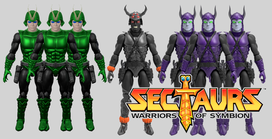 Sectaurs Wave 1.5 Repaints up for Pre Order At Zica Toys