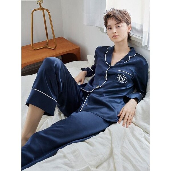 Silk】開襟シャツ×ロングパンツセット | スナイデルホーム(SNIDEL HOME