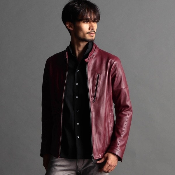 ラムレザーシングルライダース | ニコルクラブフォーメン(NICOLE CLUB