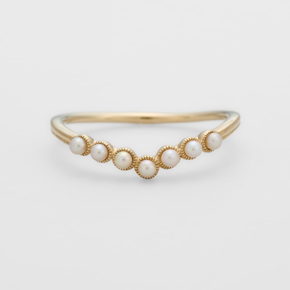 sui agate 指輪 リング k10 パールリング 13号 K10パールリング