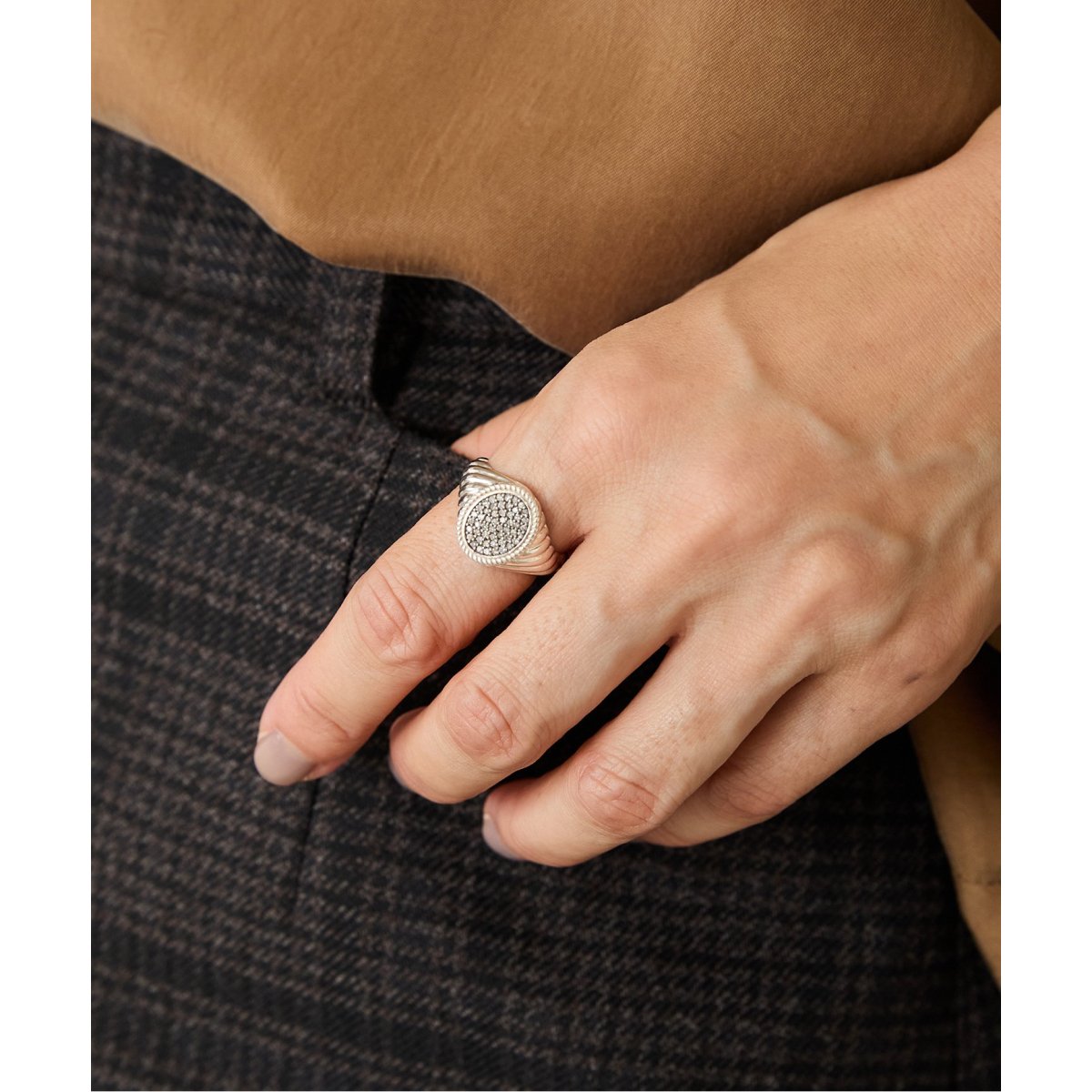 MALUS/マリュス 別注 ダイヤモンド ツイスト リング 13号 | イエナ