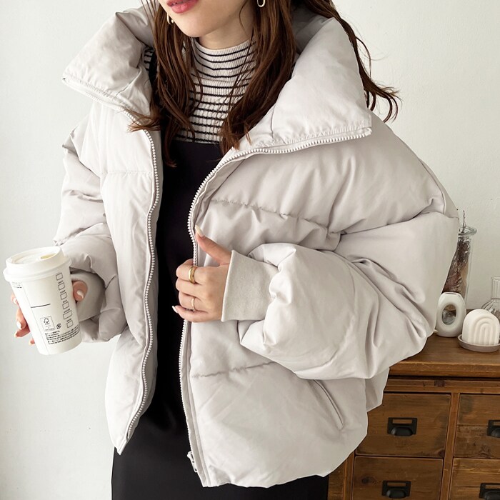 スタンドカラーフェイクダウンジャケット | ジーラ バイ リュリュ