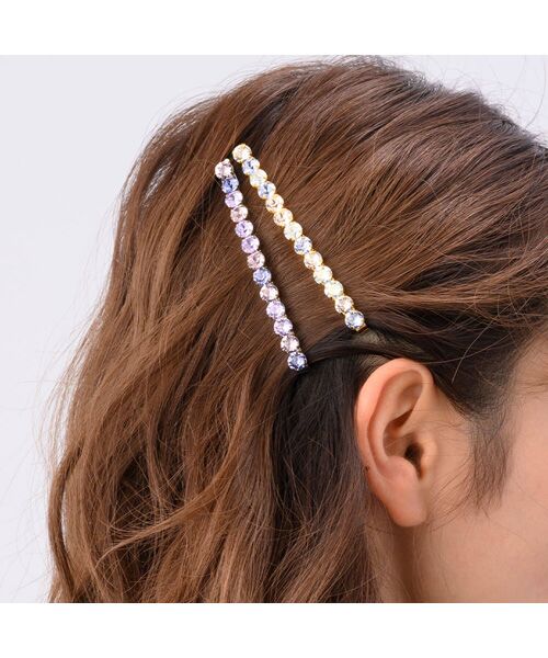 ラインストーン ロングピン （ヘアピン）｜Complex Biz