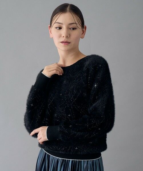 セール】 アイスクリスタルジャガード プルオーバー （ニット
