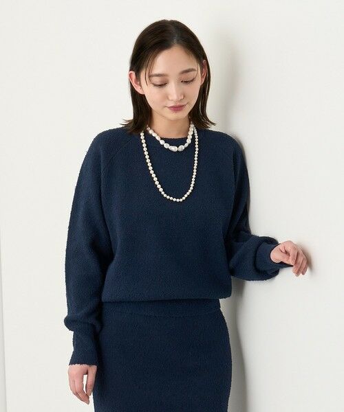 セール】 【セットアップ対応商品】ネップスムースクルーネック プル