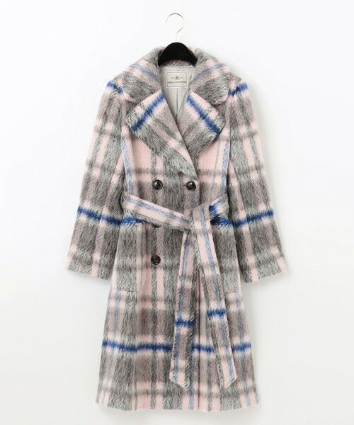 セール】 シャギーチェックコート （テーラードジャケット）｜GRACE