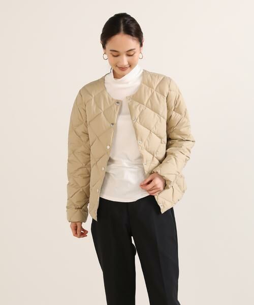 クルーネックダウンジャケット《TAION & LIMONTA EAST》 （ダウン