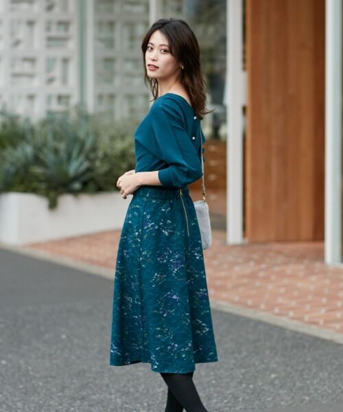 セール】 【田中みな実さん着用】レディフローラル セットアップ