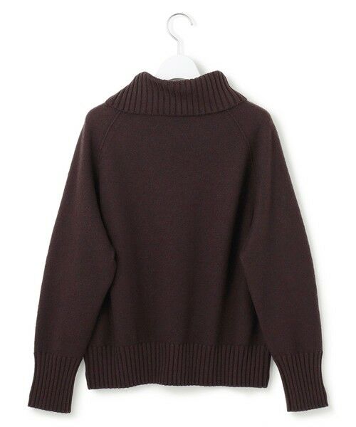 セール】 ボイルドウールコンビ ジップ タートルニット （ニット