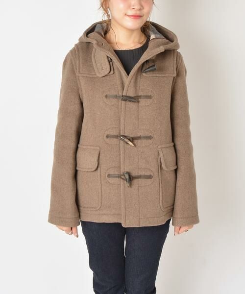 セール】 LONDON TRADITION:ダブルフェイスショートダッフル