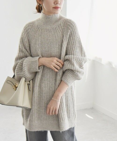 セール】 quaranciel:〈手洗い可能〉ラメ リリヤーン タートルネック