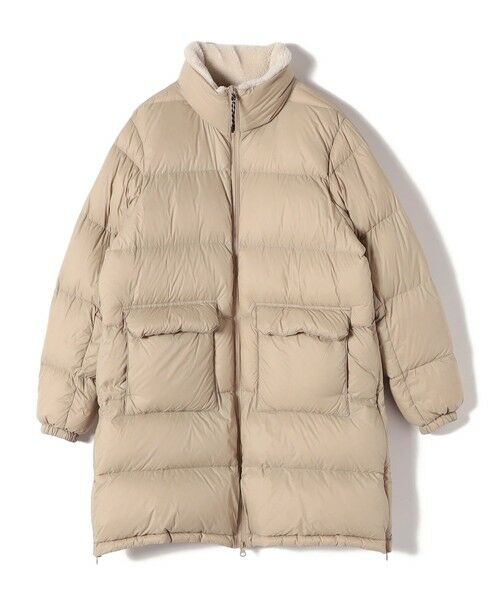 SHIPS別注】TAION:〈手洗い可能〉ネック ボア ダウン コート （ダウン
