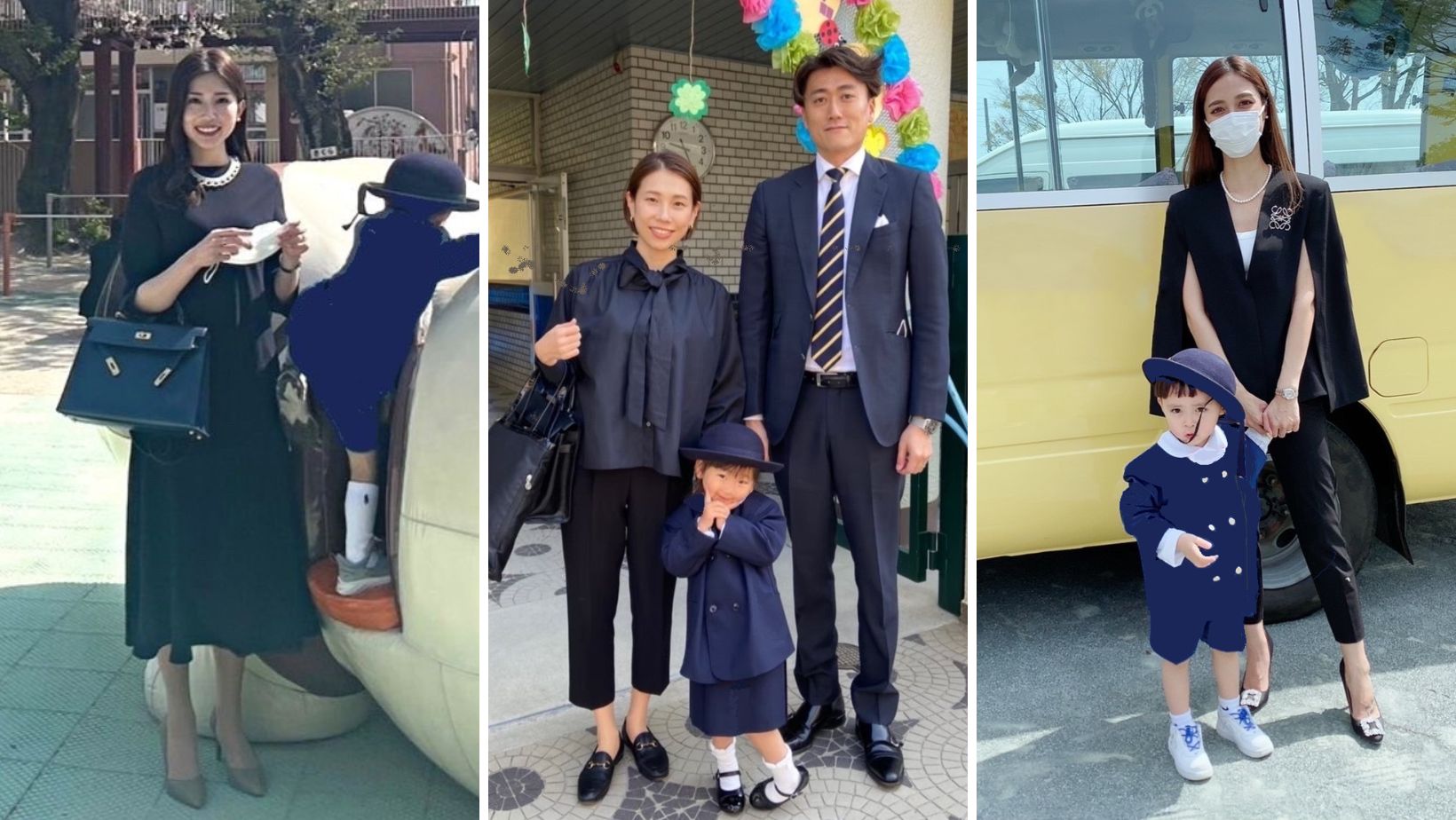 卒入園・入学】華やか上手な名古屋ママは「黒紺」も地味じゃない！ | VERY