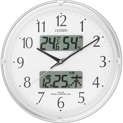 ヨドバシ.com - リズム RHYTHM 電波掛時計 ネムリーナカレンダーリブ