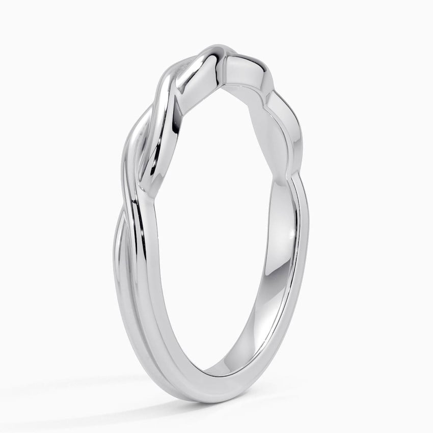 Twisted Vine Ring in 18K White Gold | Brilliant Earth