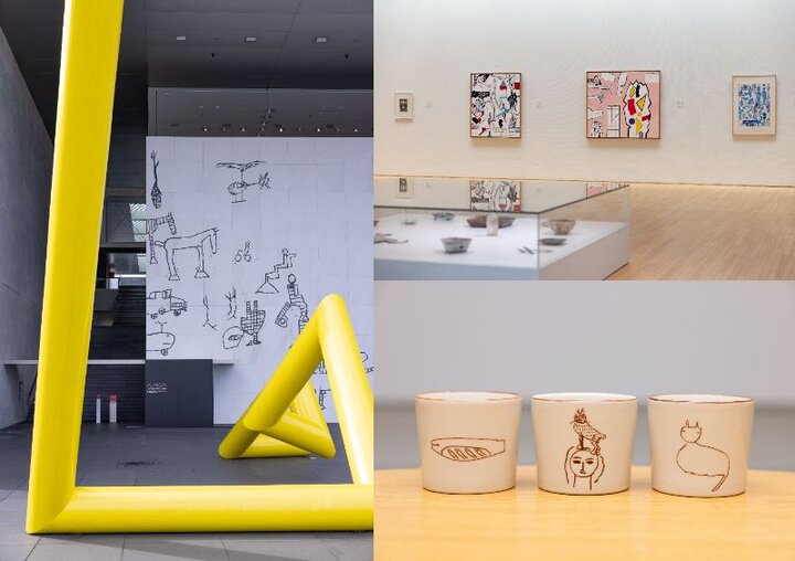 香川県「丸亀市猪熊弦一郎現代美術館（MIMOCA）」で、猪熊さんの作品と