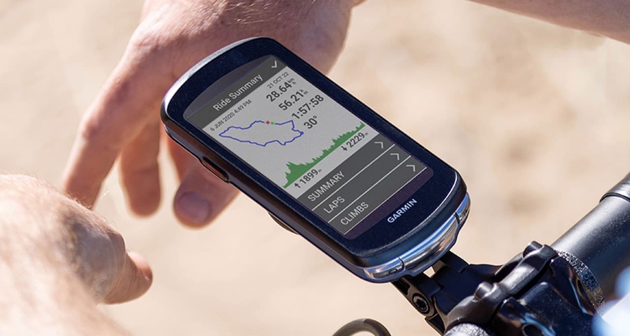 Garminのサイコンにソーラー充電モデル「Edge 1040 Solar」 太陽光で