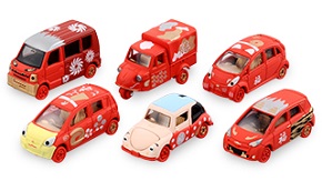 縁起物おみくじトミカで運だめし――全12種類の「紅白福々トミカ」発売