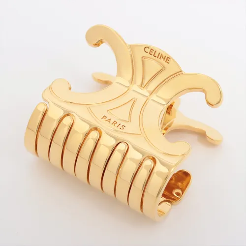 セリーヌ トリオンフ GP ヘアクリップ ゴールド ABランクの買取実績