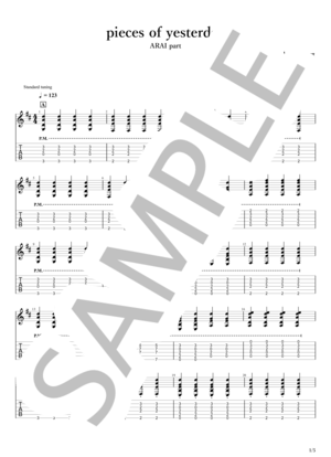楽譜】FUEL / the band apart (バンドスコア / 中〜上級) - Piascore