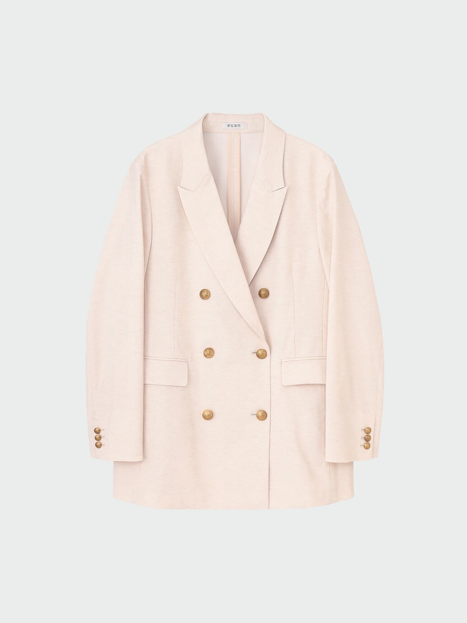 PLST(プラステ)公式 | リネンブレンドダブルジャケット