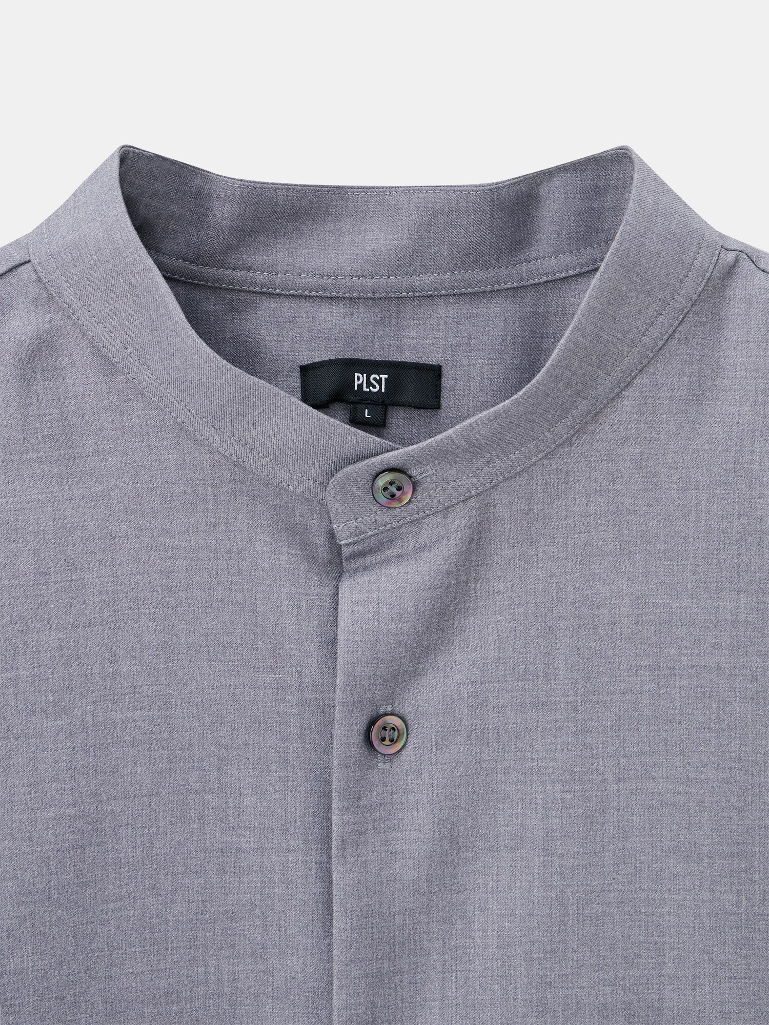 PLST(プラステ)公式 | 2025年春モデル レーヨンブレンドバンドカラーシャツ