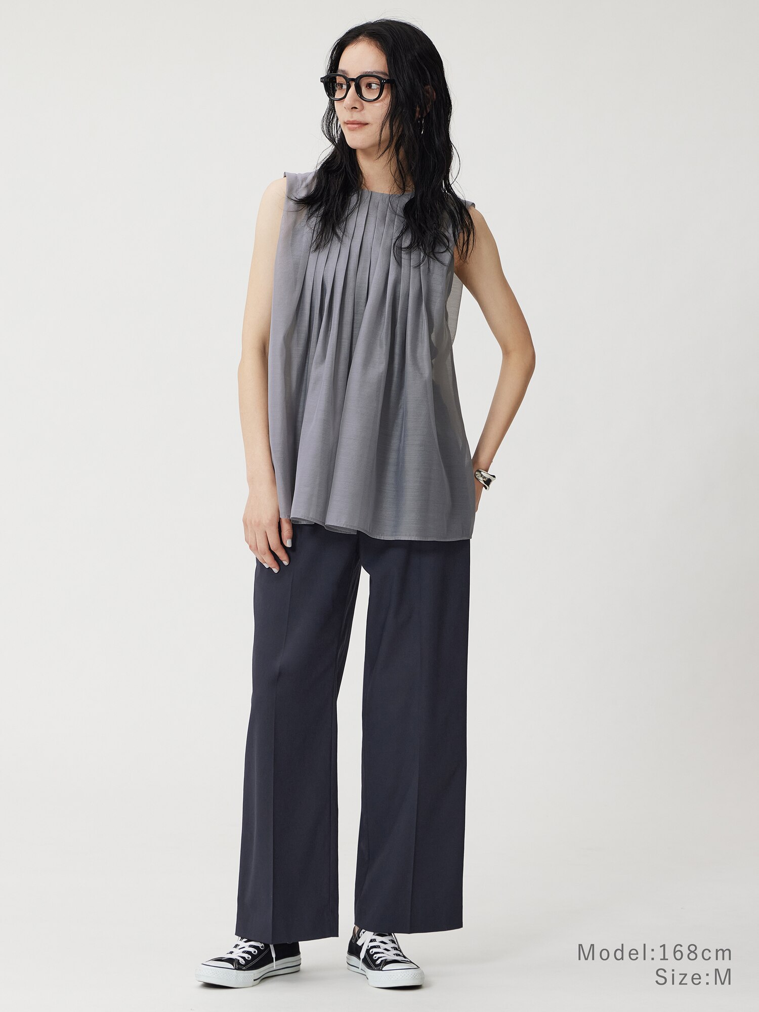 PLST(プラステ)公式 | ワイドパンツ（リネンブレンド）