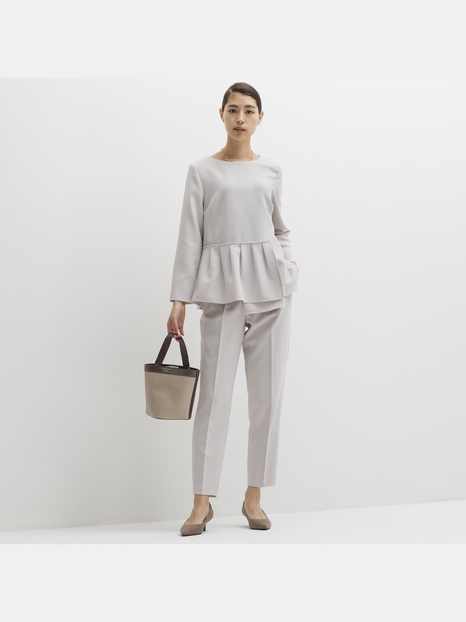 PLST(プラステ)公式 | ティアードブラウスパンツセットアップ