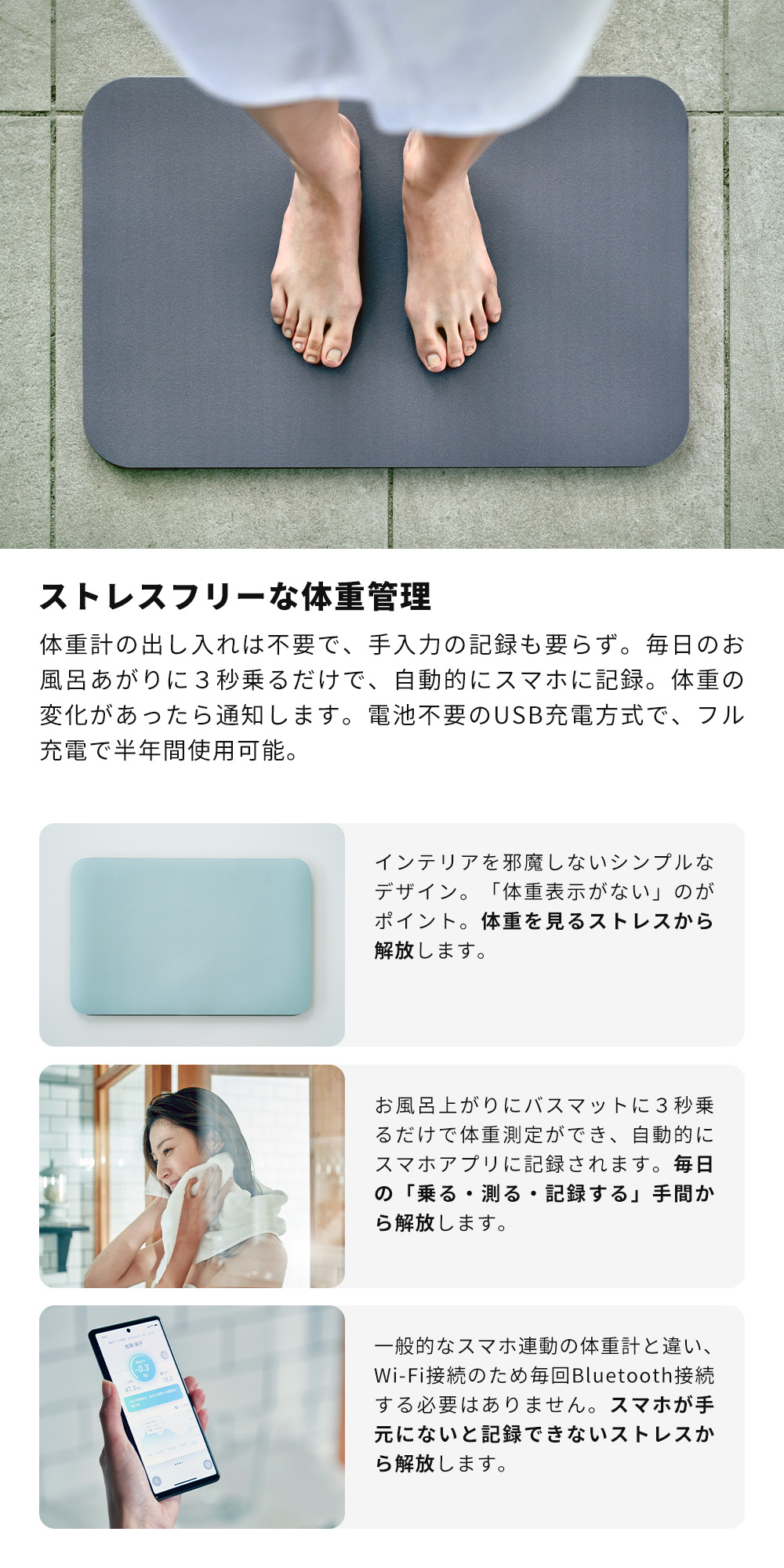 楽天市場】【365日出荷&当店限定特典付】issin スマートバスマット 取