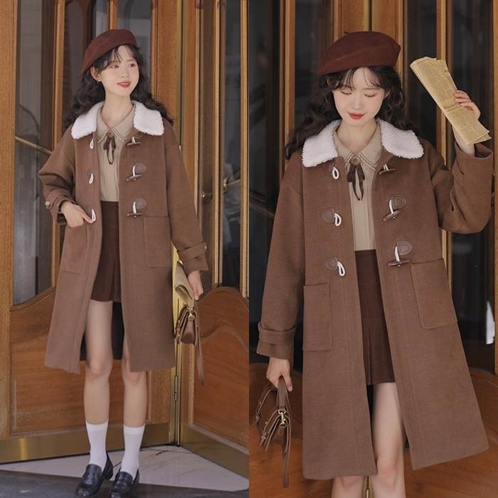 楽天市場】ロングコート レディース アウター ダッフルコート XS S M L