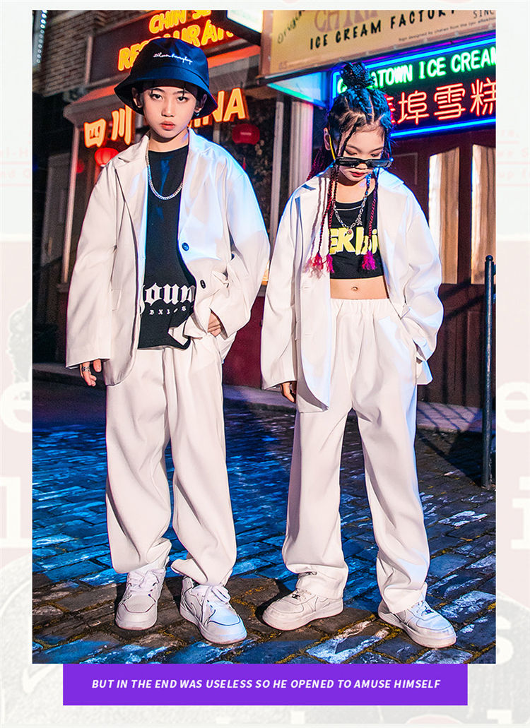 楽天市場】白 スーツ キッズ ダンス衣装 セットアップ ユニセックス