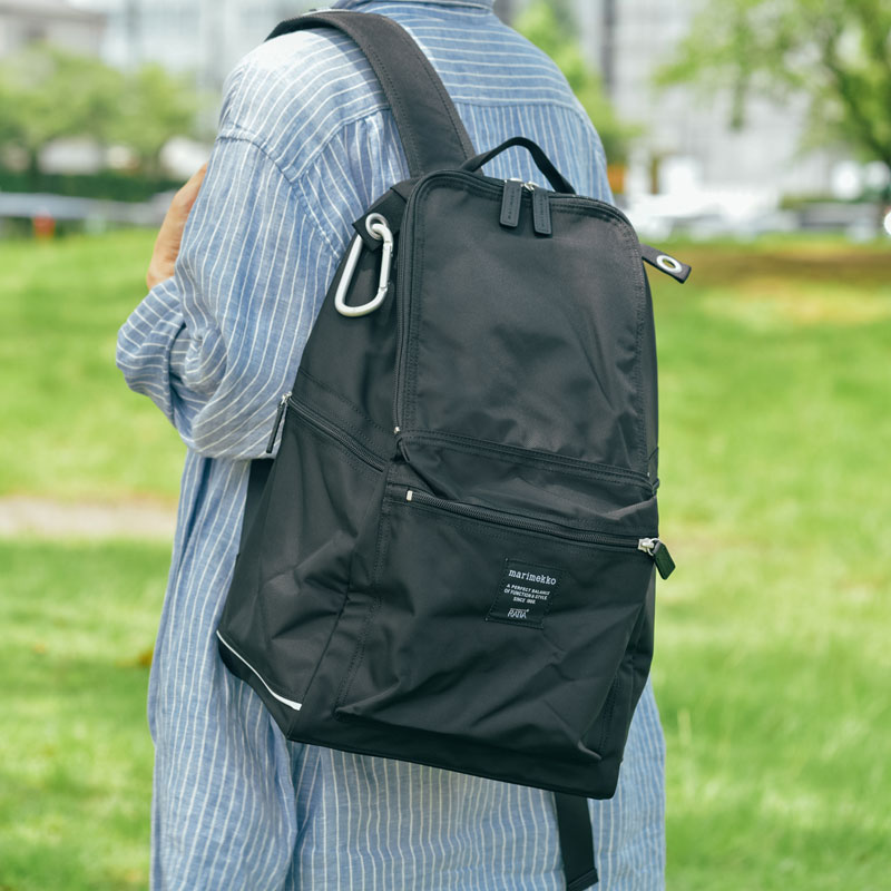 楽天市場】【ショッパー特典付】 マリメッコ リュック バディ 黒