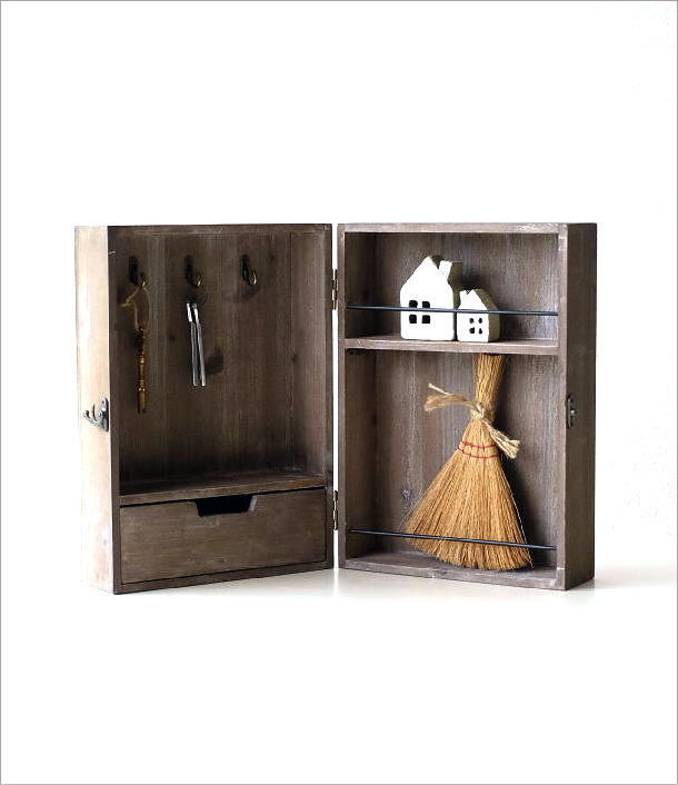 楽天市場】キーボックス おしゃれ かわいい 置き型 木製 ウッド