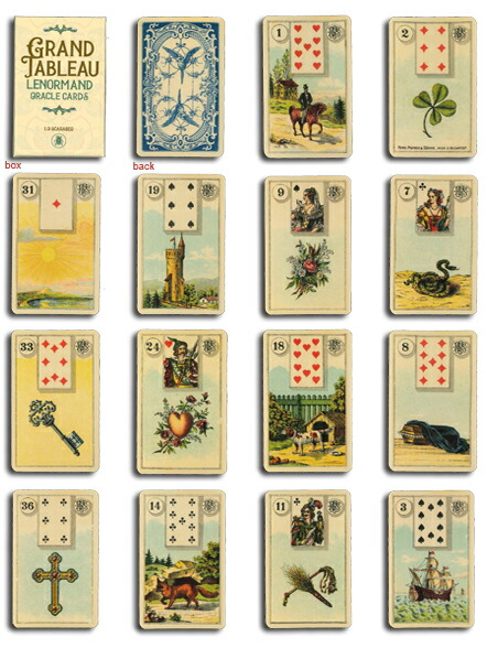 楽天市場】ルノルマンカード 36枚 占い【グラン・タブロー・ルノルマン