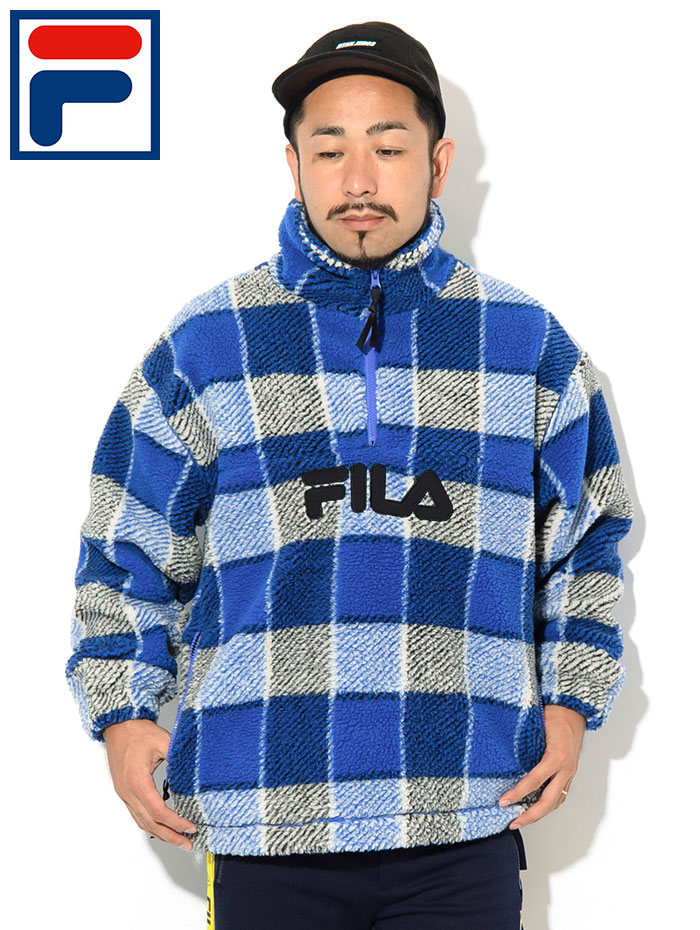楽天市場】フィラ FILA ジャケット メンズ チェック ハーフ ジップ