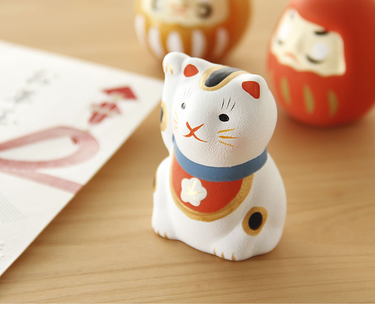中川政七商店 福招き猫みくじ（1個）置き物 縁起 オーナメント・置物