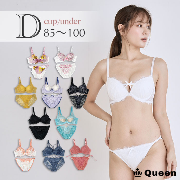 ブラショーツセット カップ別 Dカップ アンダー85 90 95 100 (j2-d)