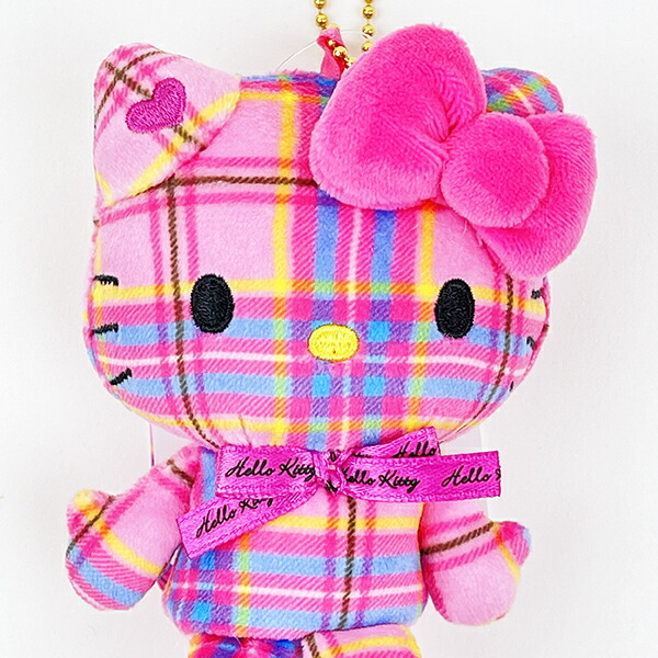 サンリオ ハローキティ マスコットコレクション タータン ピンク