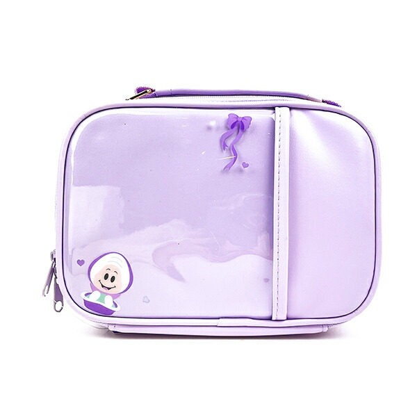 ディズニー ヤングオイスター マルチケース ポーチ パープル 推し活 Disney